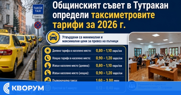 Тутракан с нови цени на такситата
