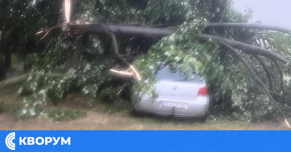 Гръмотевични бури и градушка се разразиха в област Силистра, има щети
