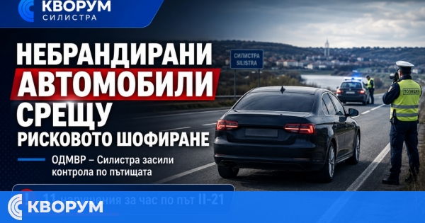 Дрон и небрандирани автомобили ще следят за гонки и дрифт в Силистренско