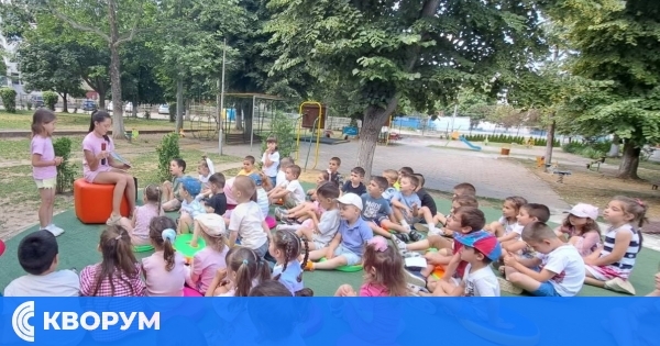 Жаклин Съботинова бе гост-четец в "Лятна библиотека" на ДГ "Иглика" – Силистра