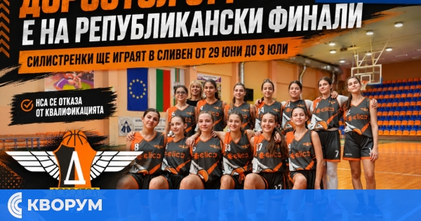 Момичетата на БК "Доростол" до 14 години се класираха за републиканските финали