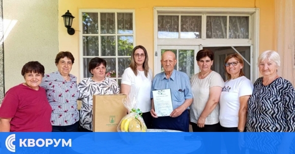С уважение към поколенията: Община Главиница поздрави най-възрастния мъж в село Звенимир