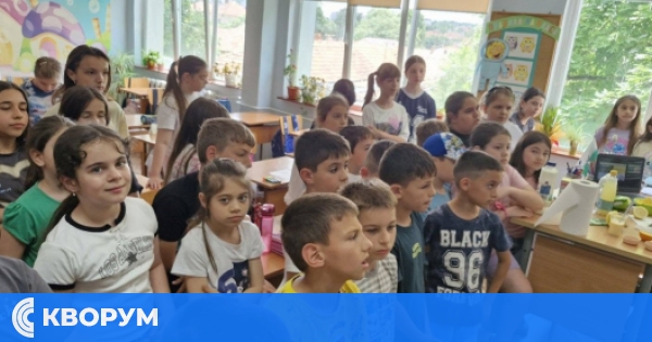 Ученици от СУ "Никола Й. Вапцаров" учиха за здравословното хранене