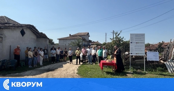 Община Тутракан даде старт на два инфраструктурни проекта в село Нова Черна