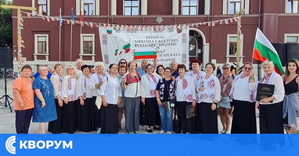 Смесен хор "Седянка" представи Силистра на фестивал на българската култура в Албания