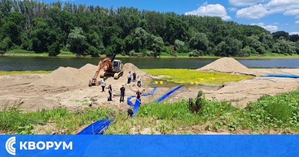 Продължава изпомпването на вода към езерото "Сребърна"