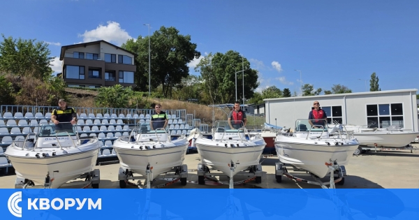 ИАРА получи четири нови патрулни лодки за контрол по вода