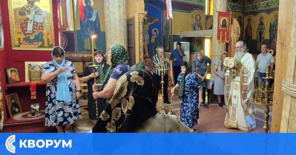 В храм "Св. Димитрий Солунски" в Калипетрово бе отслужена света литургия за 10-ата Неделя след Петдесетница