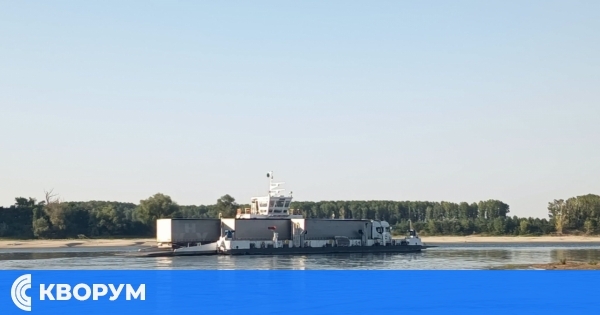 Дунав при Силистра остава на много ниско ниво, фериботът Айдемир – Кичу продължава да работи