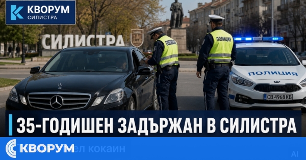 35-годишен е задържан в Силистра след положителен тест за кокаин