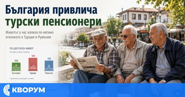 България привлича турски пенсионери с по-ниски разходи за живот