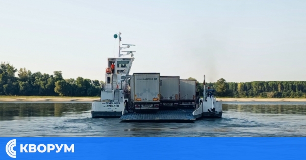 Дунав при Силистра е на -118 см, фериботът Айдемир – Кичу продължава да работи