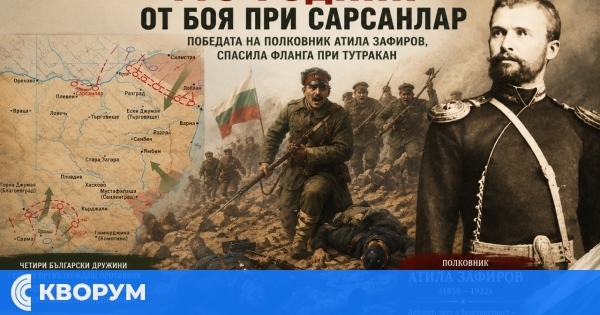 110 години от знаменития бой на полковник Атила Зафиров при Сарсанлар