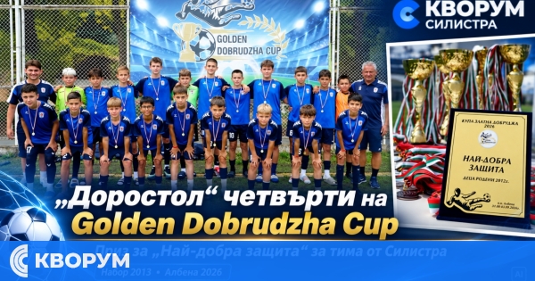 ФК "Доростол" завърши четвърти на Golden Dobrudzha Cup и спечели приз за най-добра защита