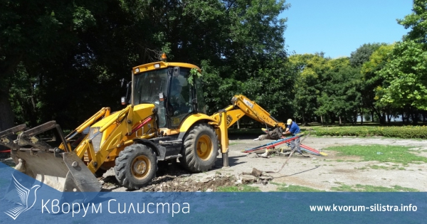 Започнаха ремонтните дейности в западната част на Дунавския парк