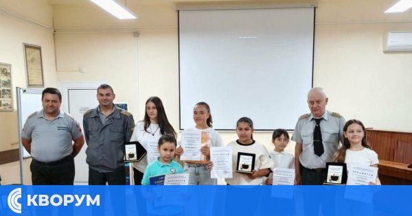 В Силистра наградиха областните победители от конкурса за рисунка "С очите си видях бедата"