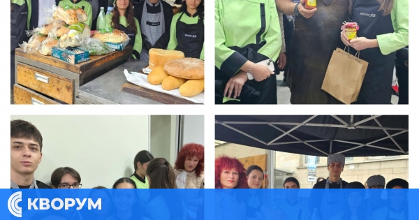 Участие на ученици от ПГСУАУ "Атанас Буров" в кулинарно шоу на Ути Бъчваров по повод празника на Силистра