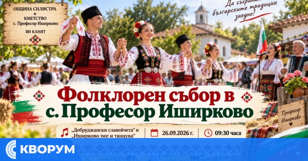 Професор Иширково кани на фолклорния събор "Добруджански славейчета" и "Иширково пее и танцува"