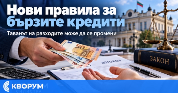 Променят правилата за кредити до три минимални заплати