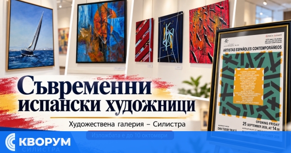 Художествената галерия в Силистра представя изложба на 20 съвременни испански автори