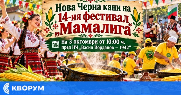 Фестивал "Мамалига" събира Нова Черна за 14-и път, очакват се и гости от Румъния