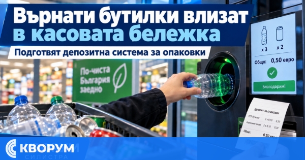 Връщаме бутилки и кенчета срещу пари: Подготвят национална депозитна система в България