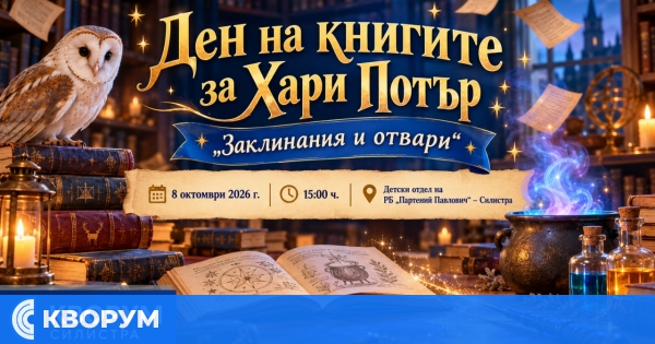 Ден на книгите за Хари Потър ще събере почитатели на магическия свят в Силистра