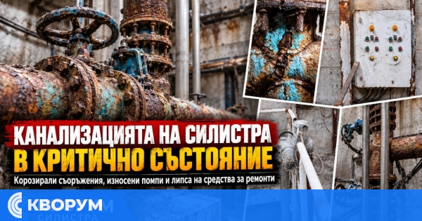 ВиК – Силистра: Каналните помпени станции са в тежко състояние