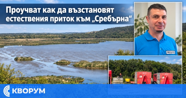 Проучват как да възстановят естествения приток на подземни води към "Сребърна"