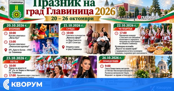 Главиница се готви за празника на града с четири дни концерти, театър и традиции
