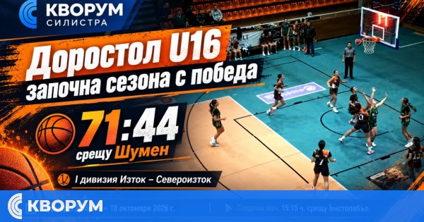 Девойките на "Доростол" U16 започнаха сезона с убедителна победа над "Шумен"