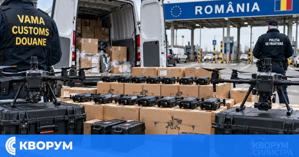 Румънски митничари задържаха дронове за над 1 млн. леи в бус с българска регистрация