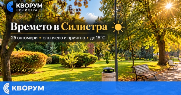 Слънчева неделя в Силистра: температурите ще достигнат около 18–19 градуса
