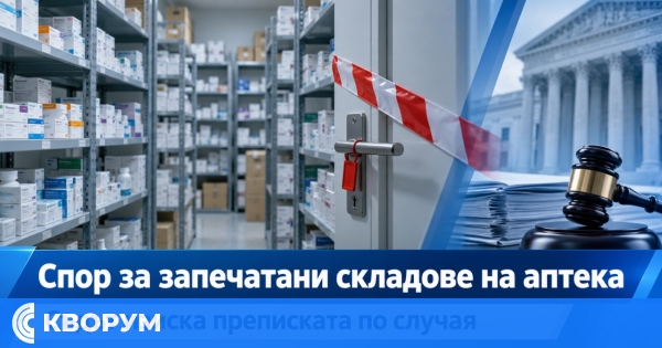 Спор за запечатани складове на аптека стигна до Административния съд – Силистра