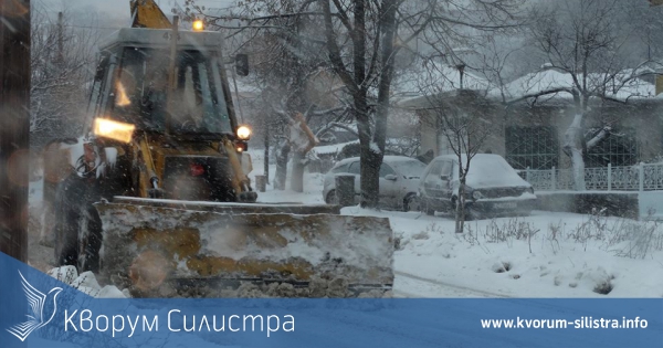 Първият по-голям сняг не създаде съществени проблеми в Силистренско