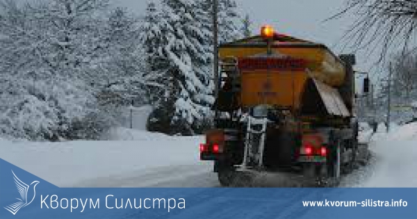 8 машини са опесъчавали настилките в област Силистра