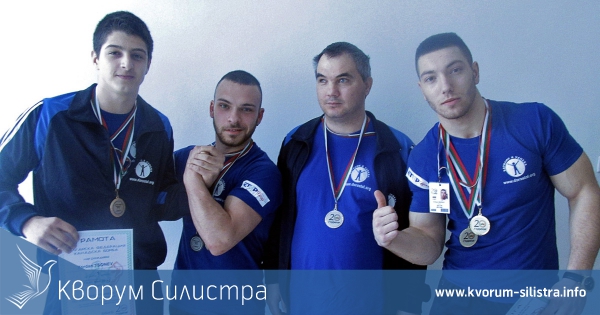 8 медала за състезателите от СКХУ "Доростол 2011" от юбилейното 20-то държавно първенство по канадска борба
