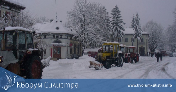 66 машини ще работят за зимното поддържане на пътищата в Силистренско