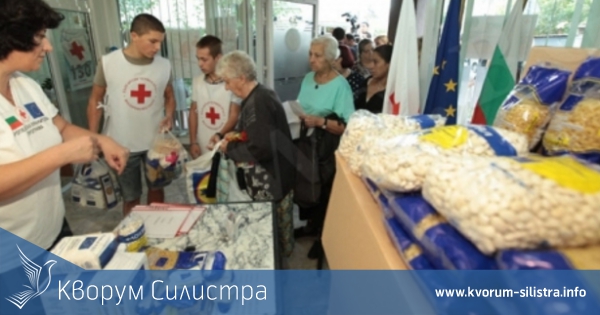 От 6 януари започва раздаването хранителни продукти от БЧК в Силистренско