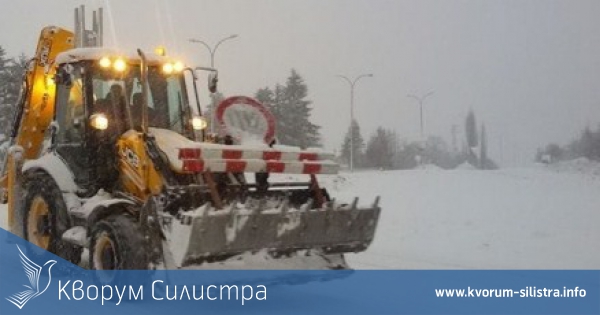 Отвориха пътя Тутракан-Русе, снегопочистването на останалите продължава