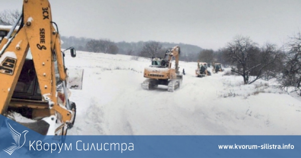 Вече са проходими при зимни условия Силистра-Шумен и Силистра-Русе
