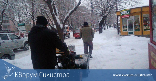 Всички пътища в община Силистра са проходими при зимни условия