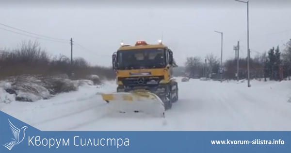 Ограничават движението по пътя Силистра-Русе на тежки камиони заради снега