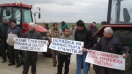 Зърнопроизводителите изкараха 50 трактора на протеста в Силистренско